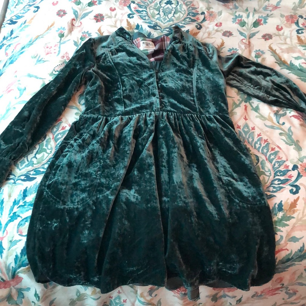 Velvet Holding Horses Dress